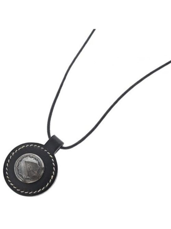 Hermes Chevauchee Onyx Intaglio Horsehead Necklace | Mightychic Hermes Necklace Black